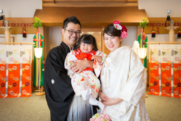 和装前撮り♡お子様と一緒に♪