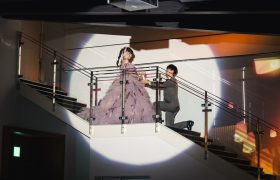 憧れの階段入場✨