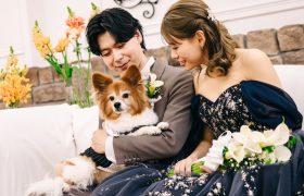 【挙式・披露宴実例】愛犬との一日